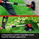 EINHELL GE-CT 18 Li Kit Batería, Cortabordes rojo/Negro, 8500 RPM, 90°, Batería, Ión de litio, 18 V, 2 Ah
