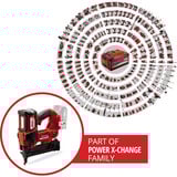 EINHELL Grapadora inalámbrica profesional FIXETTO 18/38 S, 18Volt, Engrapadora eléctrica rojo/Negro