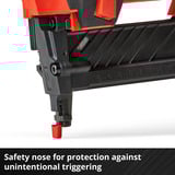 EINHELL Grapadora inalámbrica profesional FIXETTO 18/38 S, 18Volt, Engrapadora eléctrica rojo/Negro