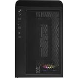 FSP M580-BA bk, Cajas de torre negro, Midi Tower, PC, Negro, ATX, micro ATX, Mini-ITX, Vidrio, SPCC, Juego
