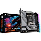 GIGABYTE B660I AORUS PRO DDR4 placa base Intel B660 LGA 1700 mini ITX Intel, LGA 1700, Intel® Celeron®, Intel® Core™ i3, Intel® Core™ i5, Intel® Core™ i7, Intel® Core™ i9, Intel® Pentium®, DDR4-SDRAM, 64 GB, DIMM