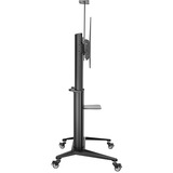 HAGOR BrackIT Stand HD XXL 3,05 m (120") Negro, Sistema de soporte negro, 140 kg, 165,1 cm (65"), 3,05 m (120"), 1000 x 600 mm, 1250 - 1600 mm, -5 - 10°