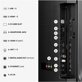Hisense 50E7S, TV QLED negro