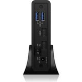 ICY BOX IB-382H-C31 Carcasa de disco duro/SSD Negro 2.5/3.5", Caja de unidades negro, Carcasa de disco duro/SSD, 2.5/3.5", SATA, Serial ATA II, Serial ATA III, 10 Gbit/s, Hot-swap, Negro