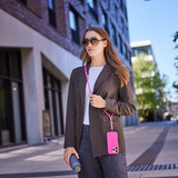 Intenso Cell Phone Charging Lanyard 7991004, Cable rosa neón