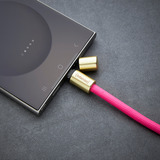Intenso Cordón para teléfono móvil y cable de carga/datos rosa neón