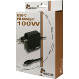 Inter-Tech 88882223, PD-2100, Cargador negro