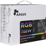 Inter-Tech Argus RGB-700W II, Fuente de alimentación de PC negro