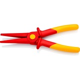 KNIPEX Alicates planos redondos de plástico, Pinza rojo/Amarillo