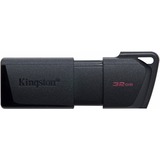 Kingston DataTraveler Exodia M unidad flash USB 32 GB USB tipo A 3.2 Gen 1 (3.1 Gen 1) Negro, Lápiz USB negro, 32 GB, USB tipo A, 3.2 Gen 1 (3.1 Gen 1), Deslizar, 10 g, Negro
