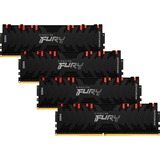 Kingston FURY FURY Renegade RGB módulo de memoria 32 GB 4 x 8 GB DDR4 3600 MHz, Memoria RAM negro, 32 GB, 4 x 8 GB, DDR4, 3600 MHz, 288-pin DIMM