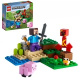 LEGO 21177 Minecraft La Emboscada del Creeper, Juguete de Construcción con Figuras, Juegos de construcción Juguete de Construcción con Figuras, Juego de construcción, 7 año(s), Plástico, 72 pieza(s), 103 g