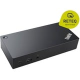 Lenovo 03X7194 base para portátil y replicador de puertos Alámbrico USB 3.2 Gen 1 (3.1 Gen 1) Type-C Negro, Estación de acoplamiento negro, Alámbrico, USB 3.2 Gen 1 (3.1 Gen 1) Type-C, 3,5 mm, 10,100,1000 Mbit/s, Negro