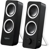 Logitech Z200 Negro Alámbrico 5 W, Altavoces de PC negro, 2.0 canales, Alámbrico, 5 W, 120 - 20000 Hz, Negro