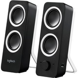 Logitech Z200 Stereo Speakers Negro Alámbrico 10 W, Altavoces de PC negro, 2.0 canales, Alámbrico, 10 W, Negro