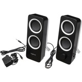 Logitech Z200 Stereo Speakers Negro Alámbrico 10 W, Altavoces de PC negro, 2.0 canales, Alámbrico, 10 W, Negro