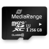 MediaRange 256 GB microSDXC, Tarjeta de memoria negro