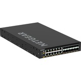 Netgear M4350-12X12F Gestionado L3 10G Ethernet (100/1000/10000) 1U Negro, Interruptor/Conmutador Gestionado, L3, 10G Ethernet (100/1000/10000), Bidireccional completo (Full duplex), Montaje en rack, 1U