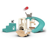 Schleich Diversión de juego en la granja para gatos, Muñecos 