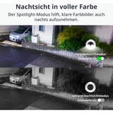 SwitchBot Outdoor Spotlight Cam 2K, Cámara de vigilancia blanco