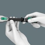 Wera 8100 SA 9 Juego de carraca Zyklop Speed, en pulgadas, 1/4", Kit de herramientas negro/Verde