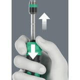 Wera Kraftform Kompakt 20 RA-R con bolsa, Conjuntos de bits negro/Verde