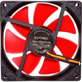 Xilence XPF92.R Carcasa del ordenador Ventilador 9,2 cm Negro, Rojo negro/Rojo, Ventilador, 9,2 cm, 1500 RPM, 21 dB, 27,45 cfm, Negro, Rojo