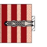 fischer Taco universal UX 5x30 R, Pasador gris claro