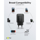 goobay Cargador rápido USB-A QC (18 W) negro