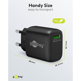 goobay Cargador rápido USB-A QC (18 W) negro
