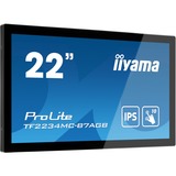 ProLite TF2234MC-B7AGB pantalla para PC 54,6 cm (21.5") 1920 x 1080 Pixeles Full HD LED Pantalla táctil Multi-usuario Negro, Pantalla de gran formato