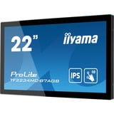 iiyama ProLite TF2234MC-B7AGB pantalla para PC 54,6 cm (21.5") 1920 x 1080 Pixeles Full HD LED Pantalla táctil Multi-usuario Negro, Pantalla de gran formato negro, 54,6 cm (21.5"), 1920 x 1080 Pixeles, Full HD, LED, 8 ms, Negro