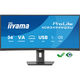 iiyama XCB3494WQSU-B1, Monitor LED negro (mate)