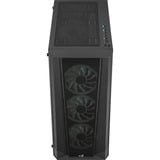 Aerocool PRISMBKV3 Caja PC ATX Negra 4 Ventiladores ARGB Frontal Lateral Cristal Templado, Cajas de torre negro, Midi Tower, PC, Negro, ATX, micro ATX, Mini-ITX, ABS, SPCC, Atrás, Frente