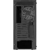 Aerocool PRISMBKV3 Caja PC ATX Negra 4 Ventiladores ARGB Frontal Lateral Cristal Templado, Cajas de torre negro, Midi Tower, PC, Negro, ATX, micro ATX, Mini-ITX, ABS, SPCC, Atrás, Frente