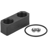 Alphacool 11091 accesorio o pieza de sistema de refrigeración para ordenador Racores, Cuerpo de refrigeración negro, Racores, Negro, 15,2 mm, 40,1 mm, 13 mm, 7 g
