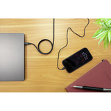 Ansmann Cable de silicona USB-C a USB-C negro