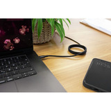 Ansmann Cable de silicona USB-C a USB-C negro