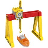 Aquaplay ContainerCrane Set, Ferrocarril amarillo/Rojo, Acción / Aventura, 3 año(s), Rojo, Amarillo