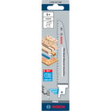 Bosch 2 608 657 608 hoja de sierra de calar, de sierra de marquetería y de sierra recíproca Hoja de sierra de sable Bimetálico 5 pieza(s) Hoja de sierra de sable, Aglomerado, Madera para construcción, Madera para construcción con clavos, Plástico reforzado..., Bimetálico, Blanco, 5 - 8, 3,2 mm