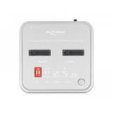 DeLOCK Estación de acoplamiento y clonación USB 3.0 M.2 NVMe/M.2 SATA/SD 