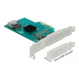 DeLOCK Tarjeta PCI Express con 4 x SATA 6 Gb/s RAID y HyperDuo, Tarjeta de interfaz 