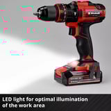 EINHELL TE-CD 18/44 Li-i, 4514287, Martillo atornillador negro/Rojo