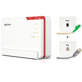 FRITZ! 5690 Pro Routers inalámbricos, Enrutador de fibra óptica Box 5690 Pro, Wi-Fi 7 (802.11be), Tribanda (2,4 GHz/5 GHz/5 GHz), Ethernet, Blanco, Router de sobremesa