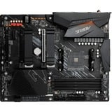 GIGABYTE B550 AORUS ELITE AX V2 Placa base - Procesadores AMD Ryzen 5000, VRM de 12+2 fases, hasta 4733 MHz DDR4, 1xPCIe 4.0 + 1xPCIe 3.0 M.2, Wi-Fi 6E, LAN 2.5GbE, USB 3.2 Gen 2 gris oscuro, VRM de 12+2 fases, hasta 4733 MHz DDR4, 1xPCIe 4.0 + 1xPCIe 3.0 M.2, Wi-Fi 6E, LAN 2.5GbE, USB 3.2 Gen 2, AMD, Zócalo AM4, AMD Ryzen 3000 Series, AMD Ryzen 4000 Series, AMD Ryzen 5000 Series, Zócalo AM4, DDR4-SDRAM, 128 GB