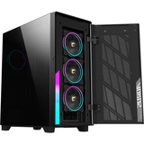 GIGABYTE GB-AC500G ST carcasa de ordenador Midi Tower Negro, Cajas de torre negro, Midi Tower, PC, Negro, ATX, EATX, micro ATX, Mini-ITX, Vidrio, Plástico, Acero, Juego