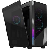 GIGABYTE GB-AC500G ST carcasa de ordenador Midi Tower Negro, Cajas de torre negro, Midi Tower, PC, Negro, ATX, EATX, micro ATX, Mini-ITX, Vidrio, Plástico, Acero, Juego
