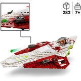 LEGO 75333  Star Wars, Caza Estelar Jedi de Obi-Wan Kenobi, Juegos de construcción Juguete de Construcción, Juego de construcción, 7 año(s), Plástico, 282 pieza(s), 385 g
