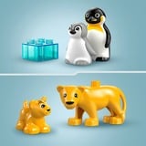 LEGO Familias de la Fauna Salvaje: Pingüinos y Leones, Juegos de construcción Juego de construcción, 2 año(s), Plástico, 10 pieza(s), 179 g