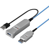 Lindy Cable USB 3.0 de fibra óptica, Cable alargador 